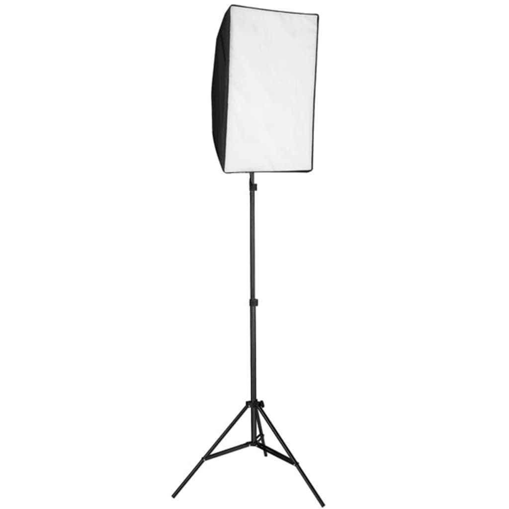 FotostudioSet mit SoftboxLampen, Hintergrund und Reflektor online