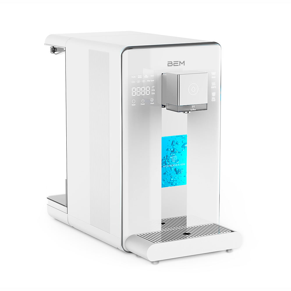 BEM LINA – настольный RO-фильтр с УФ-дезинфекцией, водородом и баком 6 л – новая версия