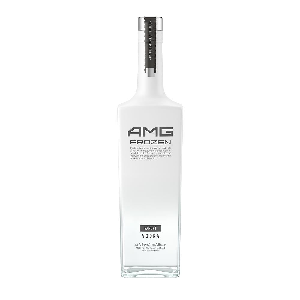 Russische Lebensmittel SET Präsident - 3 Sorten Premium Vodka AMG + 3 Premium Kaviar-Gorbuscha 190 g