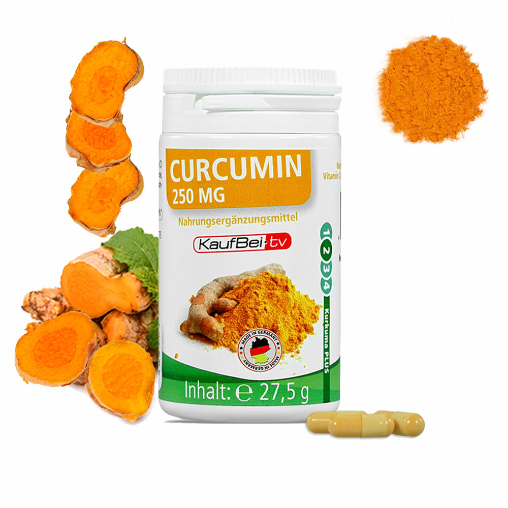 Lebensmittel Nahrungsergänzungsmittel-Set "Curcuma PLUS" ca. 135 g