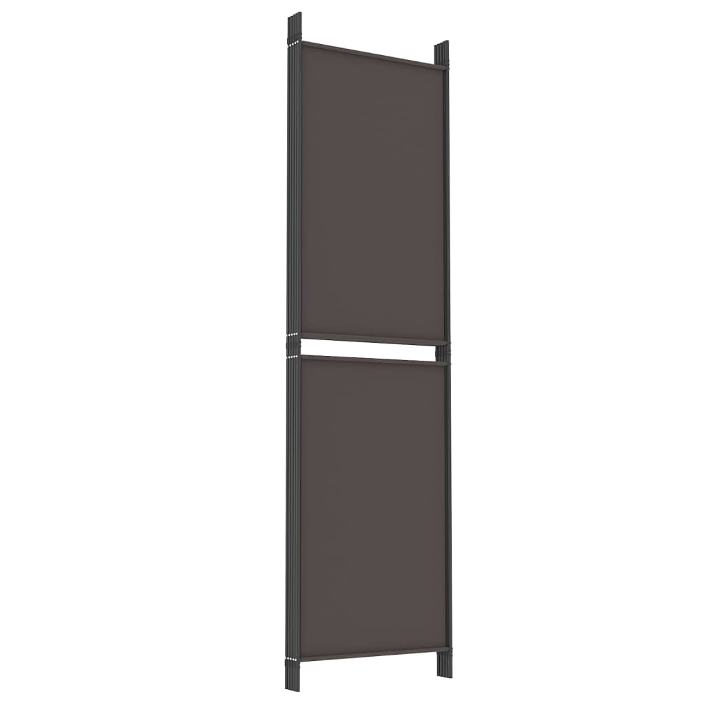 Paravent Raumteiler 200x170 Cm – 4-teilig, Anthrazit/beige, Ohne Bohren, Tragbarer Sichtschutz Für Innen